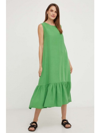 φόρεμα answear lab χρώμα πράσινο 100% βισκόζη
