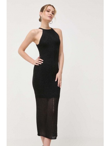 φόρεμα guess χρώμα μαύρο κύριο υλικό 82% βισκόζη, 18%