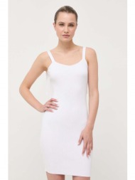 φόρεμα guess χρώμα: άσπρο 71% βισκόζη, 29% πολυαμίδη