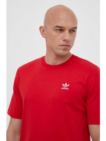 βαμβακερό μπλουζάκι adidas originals χρώμα κόκκινο 100%