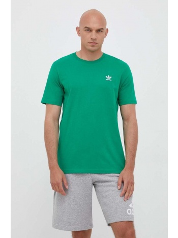 βαμβακερό μπλουζάκι adidas originals χρώμα πράσινο 100%