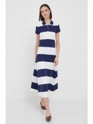φόρεμα polo ralph lauren χρώμα: ναυτικό μπλε κύριο υλικό: 97% βαμβάκι, 3% σπαντέξ
άλλα υλικά: 100% β