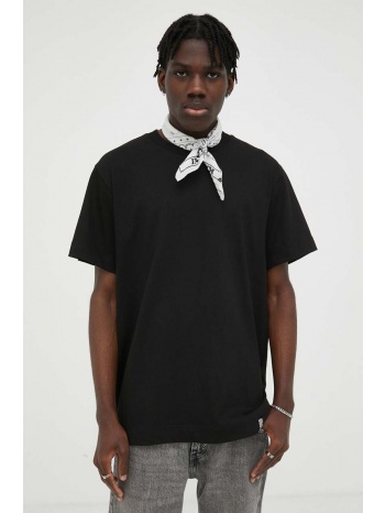 βαμβακερό μπλουζάκι g-star raw χρώμα μαύρο 100% βαμβάκι