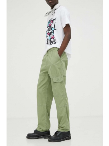 παντελόνι levi`s patch pocket cargo χρώμα πράσινο 100%