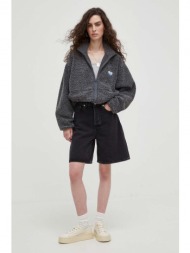 μπλούζα american vintage χρώμα: γκρι 100% πολυεστέρας