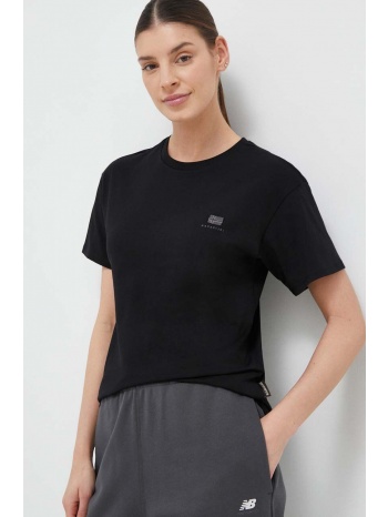 βαμβακερό μπλουζάκι napapijri χρώμα μαύρο 100% βαμβάκι