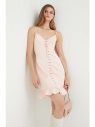 φόρεμα guess χρώμα: ροζ κύριο υλικό: 55% βαμβάκι, 41% βισκόζη, 4% σπαντέξ
φόδρα: 100% βισκόζη