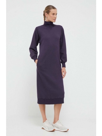 φόρεμα deha χρώμα μοβ κύριο υλικό 88% βαμβάκι, 12%
