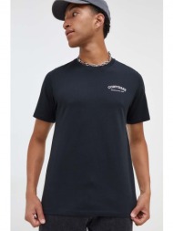 βαμβακερό μπλουζάκι converse χρώμα: μαύρο 100% βαμβάκι