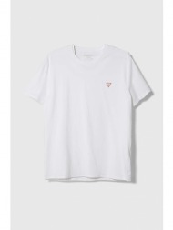 μπλουζάκι guess χρώμα: άσπρο 95% βαμβάκι, 5% σπαντέξ
