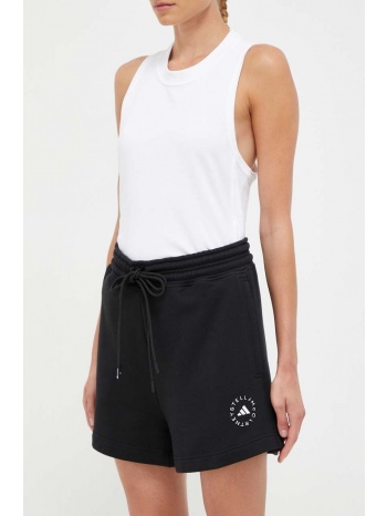 βαμβακερό σορτσάκι adidas by stella mccartney terry χρώμα
