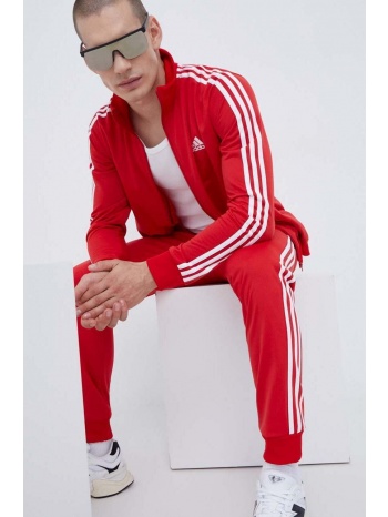 φόρμα adidas χρώμα κόκκινο κύριο υλικό 100% ανακυκλωμένος