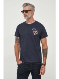 βαμβακερό μπλουζάκι pepe jeans willy χρώμα: ναυτικό μπλε 100% βαμβάκι