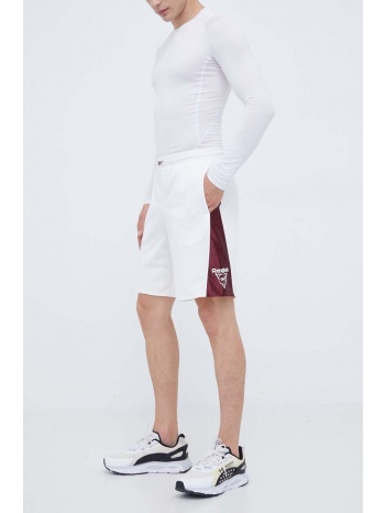 σορτς προπόνησης reebok classic basketball χρώμα άσπρο