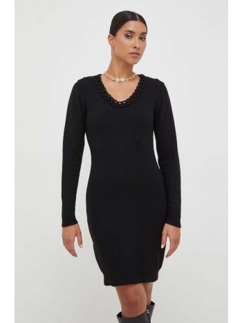 φόρεμα από μείγμα μαλλιού silvian heach χρώμα μαύρο 30%
