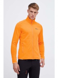 αθλητική μπλούζα jack wolfskin baiselberg χρώμα: πορτοκαλί κύριο υλικό: 95% πολυεστέρας, 5% σπαντέξ
