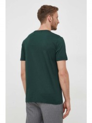 βαμβακερό μπλουζάκι gant χρώμα: πράσινο 100% βαμβάκι