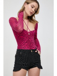 τζιν σορτς pinko χρώμα: μαύρο κύριο υλικό: 78% βαμβάκι, 15% lyocell, 6% πολυεστέρας, 1% σπαντέξ
φόδρ