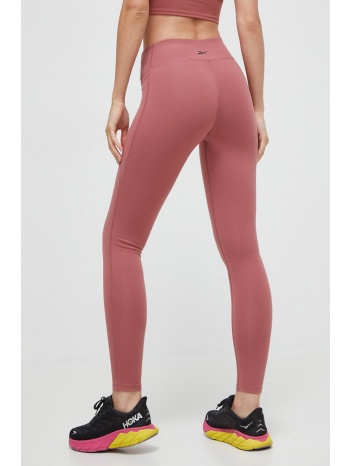 κολάν προπόνησης reebok lux χρώμα ροζ 80% πολυαμίδη, 20%