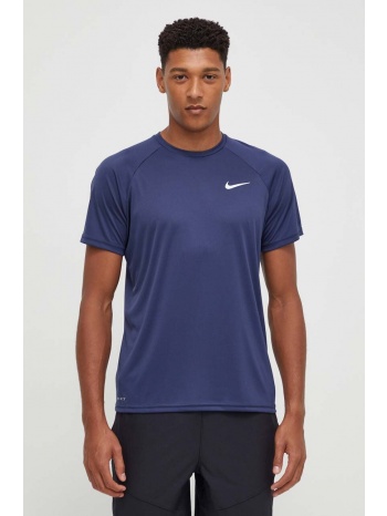 μπλουζάκι προπόνησης nike χρώμα ναυτικό μπλε 100%