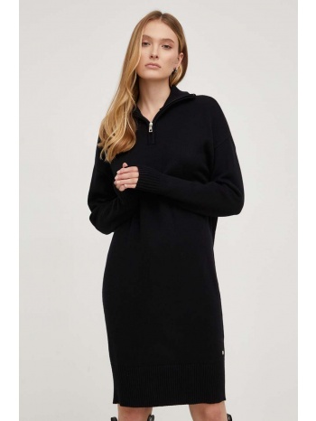 φόρεμα answear lab χρώμα μαύρο 50% βισκόζη, 30%