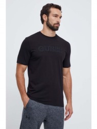 μπλουζάκι guess χρώμα: μαύρο 95% βαμβάκι, 5% σπαντέξ