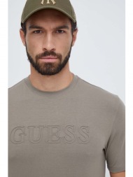 μπλουζάκι guess χρώμα: πράσινο 95% βαμβάκι, 5% σπαντέξ