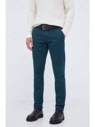 παντελόνι pepe jeans χρώμα: πράσινο 72% βαμβάκι, 14% modal, 11% πολυεστέρας, 3% σπαντέξ