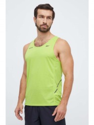 μπλουζάκι προπόνησης reebok speed χρώμα: πράσινο 100% ανακυκλωμένος πολυεστέρας