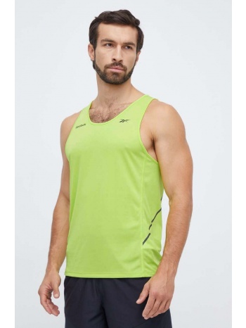 μπλουζάκι προπόνησης reebok speed χρώμα πράσινο 100%