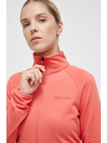 αθλητική μπλούζα marmot leconte fleece χρώμα πορτοκαλί 94%