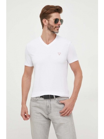 μπλουζάκι guess χρώμα άσπρο 95% βαμβάκι, 5% σπαντέξ