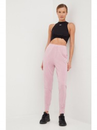 παντελόνι φόρμας reebok classic χρώμα: ροζ κύριο υλικό: 95% βαμβάκι, 5% σπαντέξ
φόδρα τσέπης: 100% β