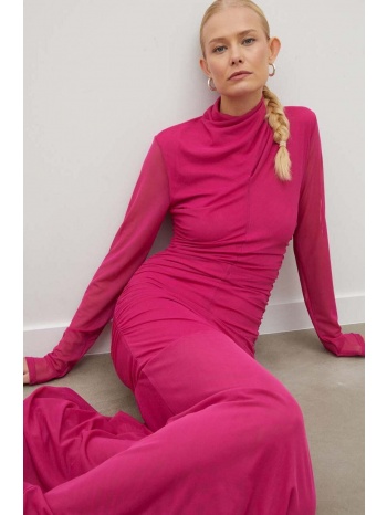 φόρεμα gestuz χρώμα ροζ κύριο υλικό 93% ανακυκλωμένος