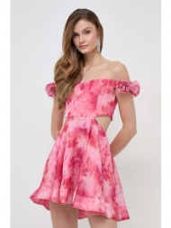 φόρεμα bardot χρώμα: ροζ κύριο υλικό: 100% πολυεστέρας
φόδρα: 100% βαμβάκι