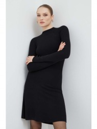 φόρεμα max mara leisure χρώμα: μαύρο 72% βισκόζη, 28% πολυεστέρας