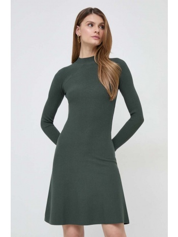 φόρεμα max mara leisure χρώμα πράσινο 72% βισκόζη, 28%