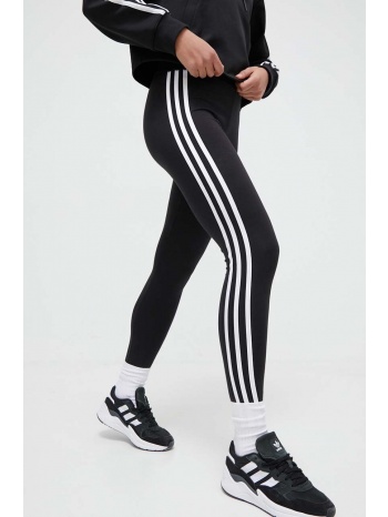 κολάν adidas originals 3-stripe leggings χρώμα μαύρο