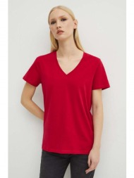 βαμβακερό μπλουζάκι medicine γυναικεία, χρώμα: ροζ 95% βαμβάκι, 5% σπαντέξ