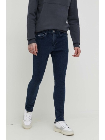 τζιν παντελονι tommy jeans scantony χρώμα ναυτικό μπλε 98%