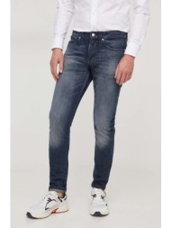 τζιν παντελονι calvin klein jeans χρώμα: ναυτικό μπλε 99% βαμβάκι, 1% σπαντέξ