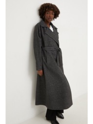 παλτό answear lab χρώμα: μαύρο 70% ακρυλικό, 20% πολυεστέρας, 10% βαμβάκι