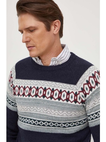 πουλόβερ με προσθήκη μαλλιού lindbergh ανδρικά, χρώμα