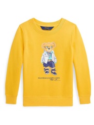 παιδική μπλούζα polo ralph lauren χρώμα: κίτρινο 60% βαμβάκι, 40% πολυεστέρας