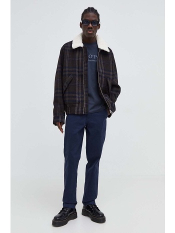 βαμβακερό παντελόνι levi`s χρώμα ναυτικό μπλε 100% βαμβάκι