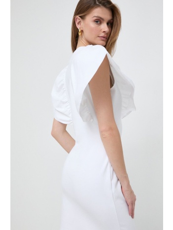 φόρεμα karl lagerfeld χρώμα άσπρο κύριο υλικό 48%