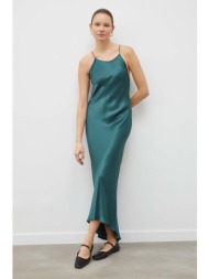 φόρεμα 2ndday χρώμα: ασημί 51% lenzing ecovero βισκόζη, 49% βισκόζη