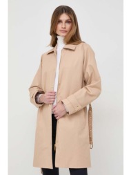 βαμβακερό παλτό michael michael kors χρώμα: μπεζ κύριο υλικό: 100% βαμβάκι
φόδρα: 100% πολυεστέρας