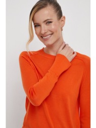 μάλλινο πουλόβερ calvin klein γυναικεία, χρώμα: πορτοκαλί κύριο υλικό: 100% μαλλί
πλέξη λαστιχο: 83%