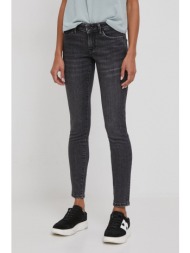 τζιν παντελονι pepe jeans χρώμα: γκρι κύριο υλικό: 98% βαμβάκι, 2% σπαντέξ
φόδρα τσέπης: 65% πολυεστ